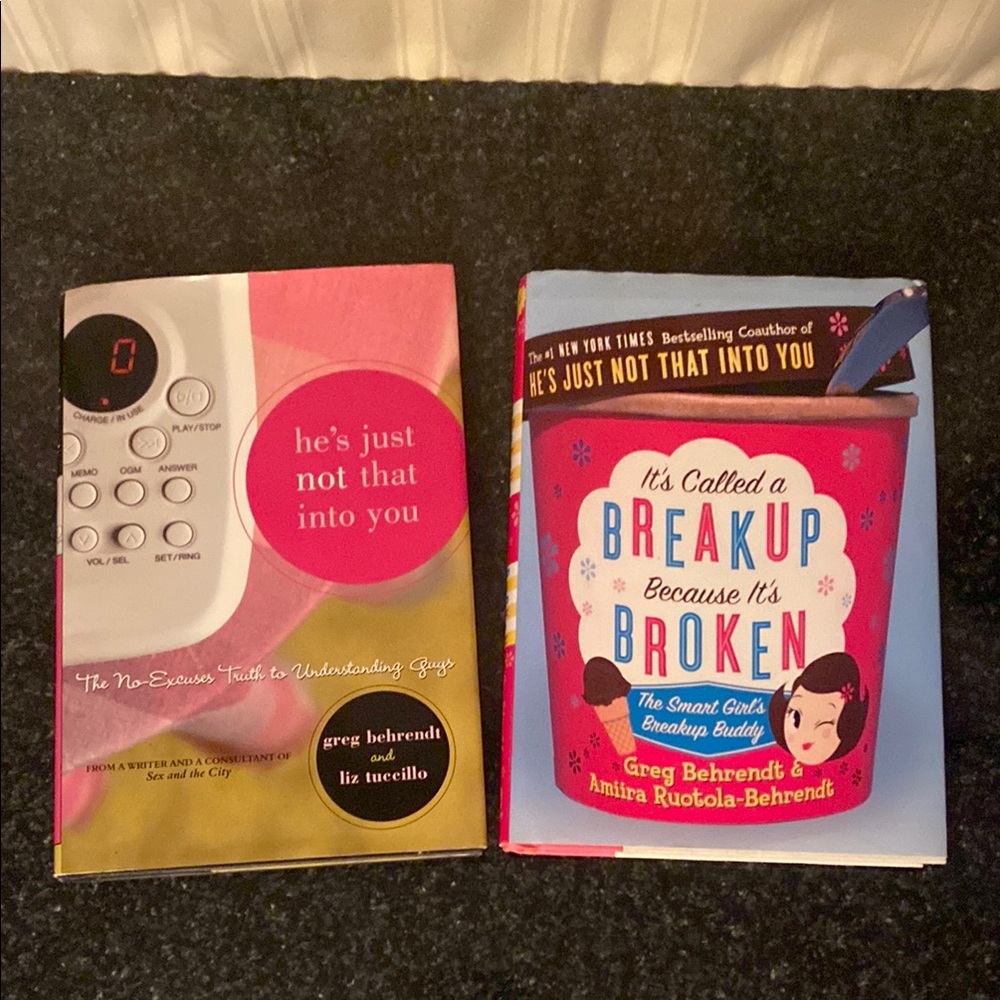 He's Just Not That Into You & It's Called a Breakup Because It's Broken Books